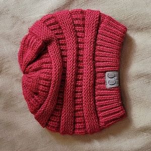 Red C.C beanie